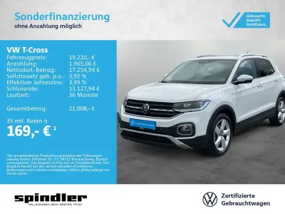 Gebraucht VW T-Cross Style 110 PS (80 kW) 2022 Weiß SUV
