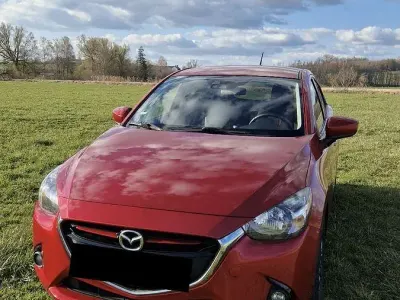 Brugt Mazda 2 Sports-Line 105 HK (77 kW) 2016 Rød Hatchback