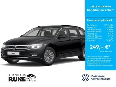 Gebraucht VW Passat Business 150 PS (110 kW) 2022 Schwarz Kombi