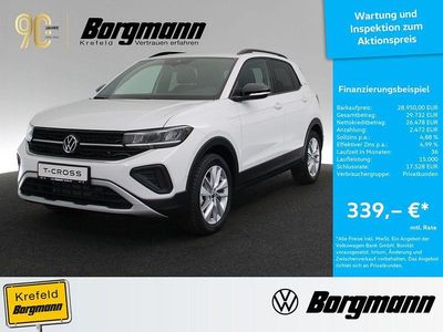 Gebraucht VW T-Cross Goal 116 PS (85 kW) 2025 Weiss / pure white SUV