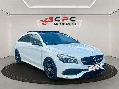 Gebraucht Mercedes CLA180 Shooting Brake AMG line 122 PS (89 kW) 2018 Weiß Kombi