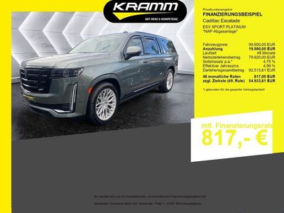Radiant red Gebraucht 2024 Cadillac Escalade SUV | 99.900 €