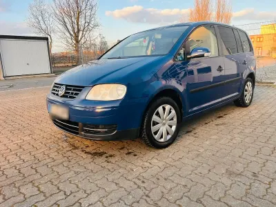 Brugt VW Touran 105 HK (77 kW) 2003 Blå MPV