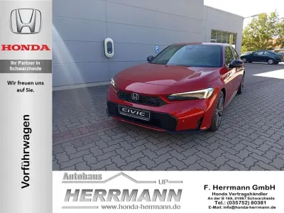 Neu Honda Civic Hybrid 184 PS (135 kW) 2026 Premium crystal red metallic Limousine