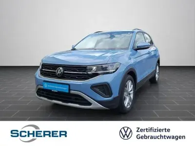 Gebraucht VW T-Cross Life 95 PS (69 kW) 2025 Clear blue metallic (metallic) SUV
