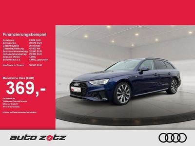 Blau Gebraucht 2022 Audi A4 S-Line Kombi | 38.990 € (Teuer)