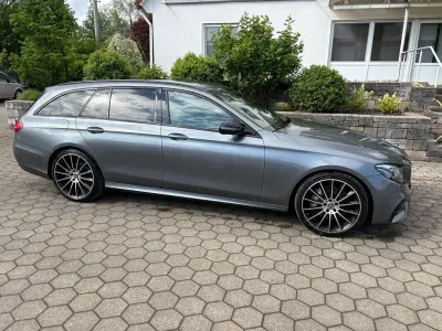 Brugt Mercedes E400 AMG 340 HK (250 kW) 2018 Grå Stationcar