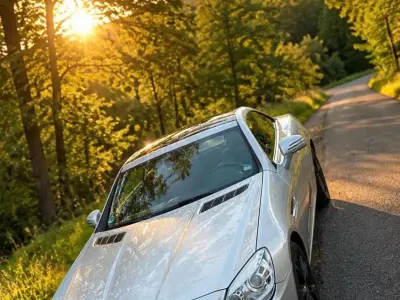 Używany Mercedes SLK250 204 KM (150 kW) 2014 Srebrny Kabriolet