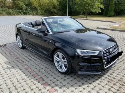 Używany Audi A3 Cabriolet S-Line 150 KM (110 kW) 2019 Czarny Kabriolet