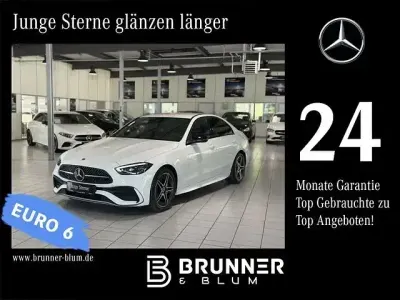 Gebraucht Mercedes C220 AMG 197 PS (144 kW) 2025 Unilack polarweiß Limousine
