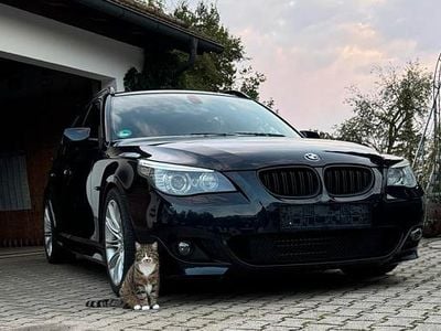 Schwarz Gebraucht 2008 BMW 525 M Sport Kombi | 13.900 €