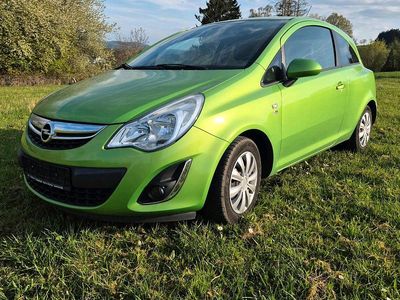 Gebraucht Opel Corsa 65 PS (47 kW) 2012 Grün Kleinwagen