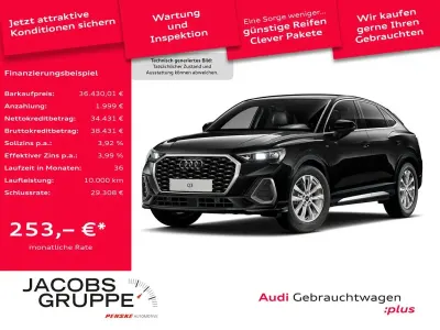 Gebraucht Audi Q3 Sportback Sport 150 PS (110 kW) 2025 Schwarz SUV
