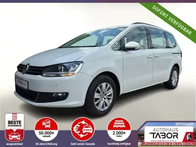 Gebraucht VW Sharan Comfortline 150 PS (110 kW) 2020 Weiß Van / Kleinbus