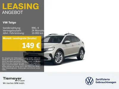 Gebraucht VW Taigo Move 150 PS (110 kW) 2024 Silber SUV
