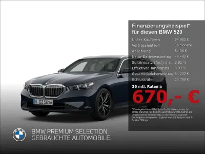 Gebraucht BMW 520 M Sport 194 PS (142 kW) 2025 Schwarz Kombi