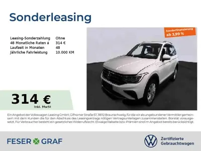 Używany VW Tiguan Life 245 KM (180 kW) 2022 Biały SUV