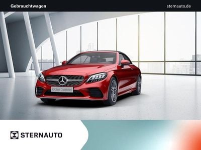Usata Mercedes C200 AMG 184 CV (135 kW) 2018 Rosso Cabrio