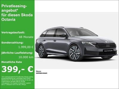 Neu Skoda Octavia SportLine 150 PS (110 kW) 2025 Schwarz Kombi