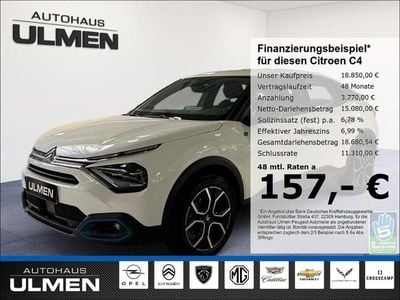 Gebraucht Citroën e-C4 Feel 100 kW (136 PS) 2023 Weiss Limousine