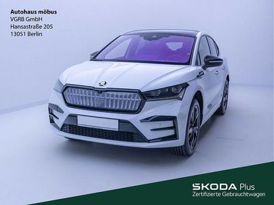 Moonweiß perleffekt Gebraucht 2023 Skoda Enyaq iV RS SUV | 48.989 € (Teuer)