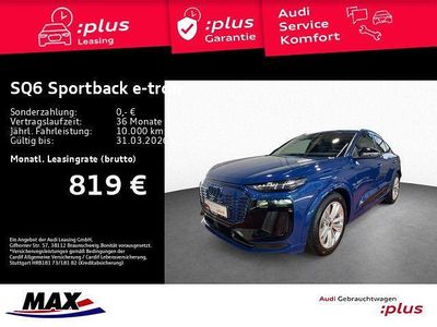 Neu Audi SQ6 Sportback e-tron Ambiente 359 kW (489 PS) 2025 Ascariblau metallic SUV