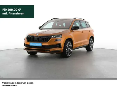 Gebraucht Skoda Karoq SportLine 150 PS (110 kW) 2023 Orange SUV