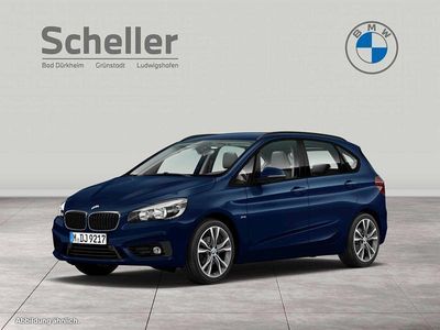 Gebraucht BMW 218 Active Tourer Sport Line 136 PS (100 kW) 2017 Blau Van / Kleinbus