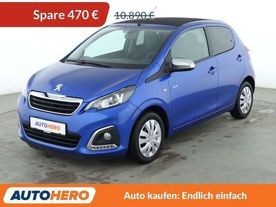 Gebraucht Peugeot 108 Style 72 PS (52 kW) 2021 Blau Kleinwagen