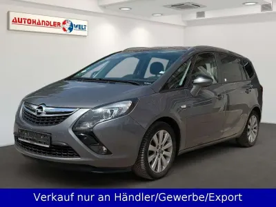 Gebraucht Opel Zafira Tourer 136 PS (100 kW) 2016 Karbon silber/shiny grey (m2) Van / Kleinbus