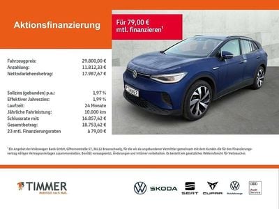 Gebraucht VW ID.4 Pro 150 kW (204 PS) 2023 Blau SUV