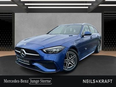 Gebraucht Mercedes C220 AMG 200 PS (147 kW) 2022 Blau Kombi