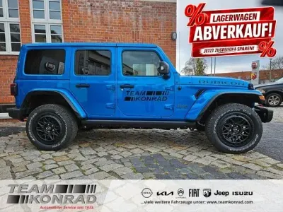 Gebraucht Jeep Wrangler Unlimited Rubicon 272 PS (200 kW) 2023 Blau SUV
