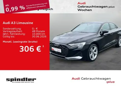 Gebraucht Audi A3 Advanced Plus 150 PS (110 kW) 2025 Mythosschwarz metallic Limousine