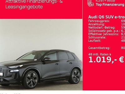 Mythosschwarz metallic Gebraucht 2024 Audi Q6 e-tron Ambiente SUV | 68.779 € (Etwas zu teuer)
