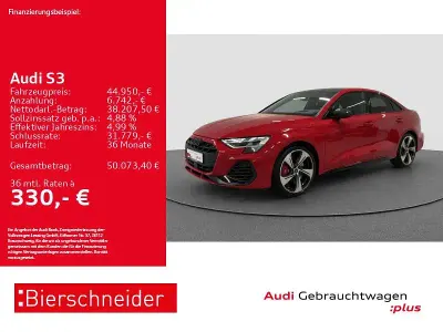 Gebraucht Audi S3 Sport 333 PS (244 kW) 2024 Progressivrot metallic Limousine