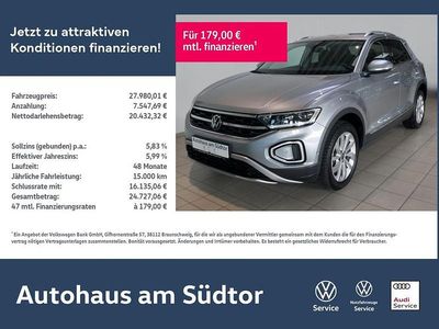 Second-hand VW T-Roc Style 150 CP (110 kW) 2023 Argintiu SUV