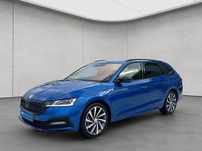 Blau Gebraucht 2024 Skoda Octavia SportLine Kombi | 31.460 € (Fairer Preis)