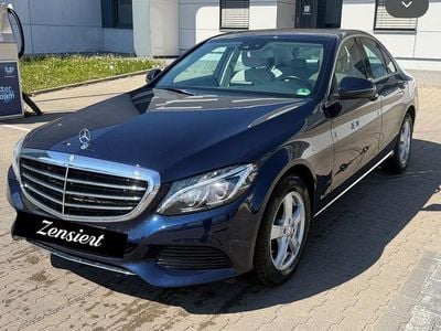 Usata Mercedes C180 Exclusive 156 CV (114 kW) 2016 Blu Berlina