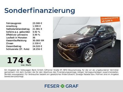 Gebraucht VW T-Cross Goal 116 PS (85 kW) 2025 Deep black perleffekt SUV