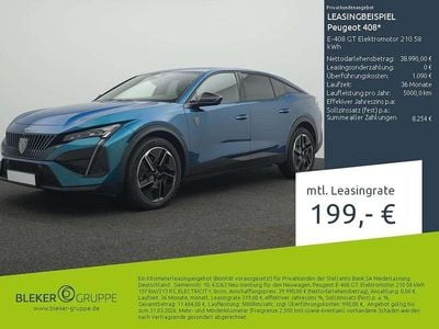 Neu Peugeot 408 GT 156 kW (213 PS) 2026 Obsession blau Limousine