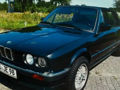 Gebraucht BMW 320 Cabriolet 129 PS (94 kW) 1990 Schwarz Cabrio