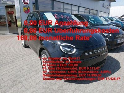 Gebraucht Fiat 500e Action 69 kW (95 PS) 2022 Schwarz Limousine