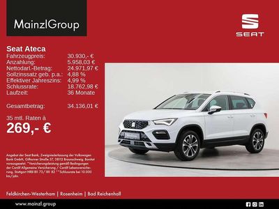 Gebraucht Seat Ateca Beats 150 PS (110 kW) 2024 Nevada weiß metallic SUV