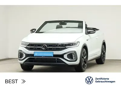 Gebraucht VW T-Roc Cabriolet Style 150 PS (110 kW) 2022 Pure white/schwarz Cabrio