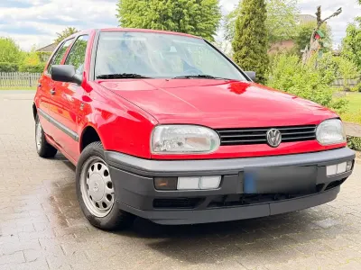 Brugt VW Golf III 60 HK (44 kW) 1994 Rød Sedan
