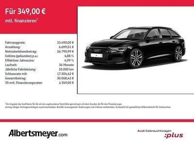 Mythosschwarz metallic Gebraucht 2021 Audi A6 Ambiente Kombi | 33.490 € (Fairer Preis)