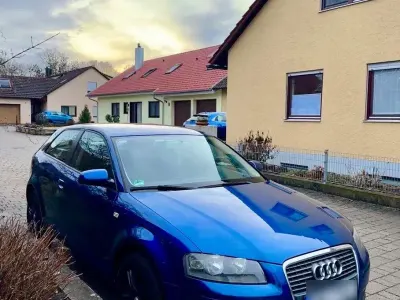 Gebraucht Audi A3 Attraction 116 PS (85 kW) 2007 Blau Kleinwagen