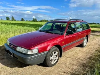 Gebraucht Mazda 626 90 PS (66 kW) 1996 Rot Kombi