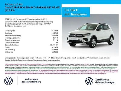 Używany VW T-Cross Goal 116 KM (85 kW) 2025 Biały SUV